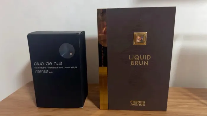 Líquido Brun e Club de Nuit originais 