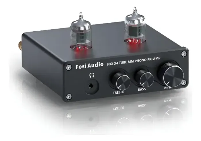 pré-amplificador valvulado phono para toca discos