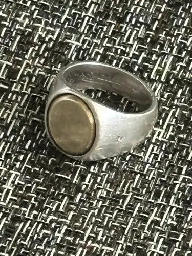 Anel prata e ouro Tom Wood importado Japão 