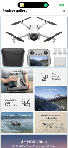 DJI Mini 3 Fly More ? Novo, sem uso