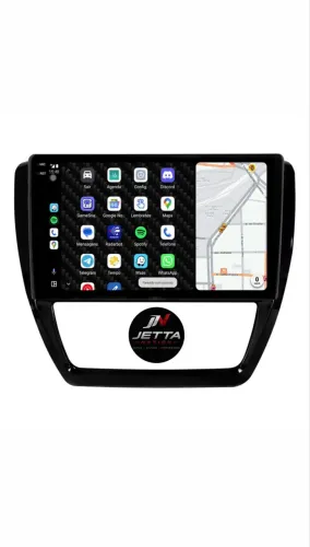 Multimídia 9 polegadas com CarPlay e Android auto