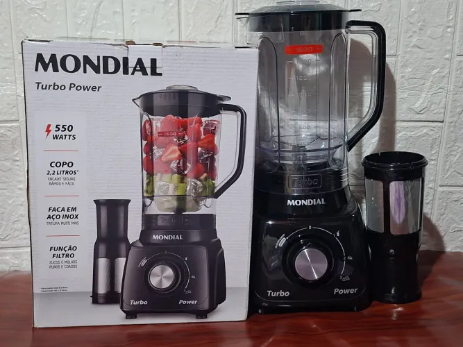 Liquidificador mondial turbo power