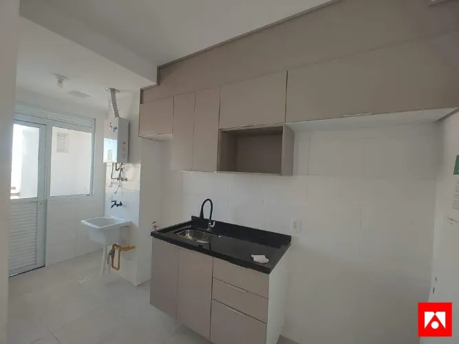 Apartamento com 2 quartos, 1 suíte e 2 vagas para locação no Residencial Kairós em Santa B