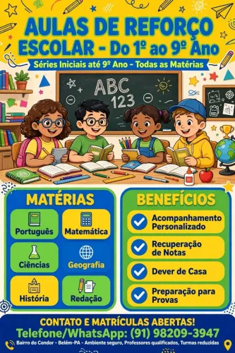 Aulas de reforço