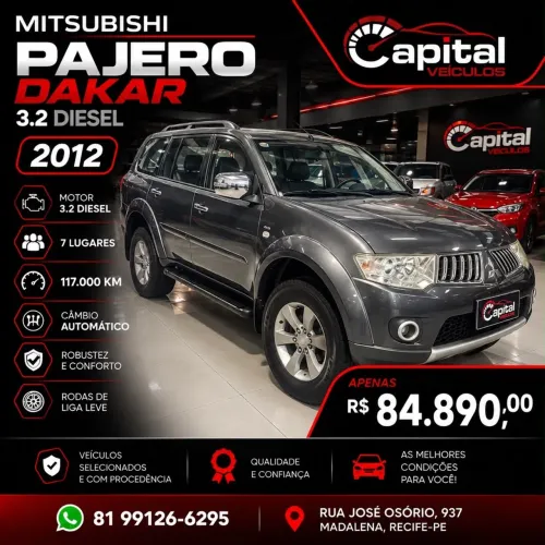 Mitsubishi Pajero Dakar 3.2 4X4 T.i. Dies. 5P Aut. 2012