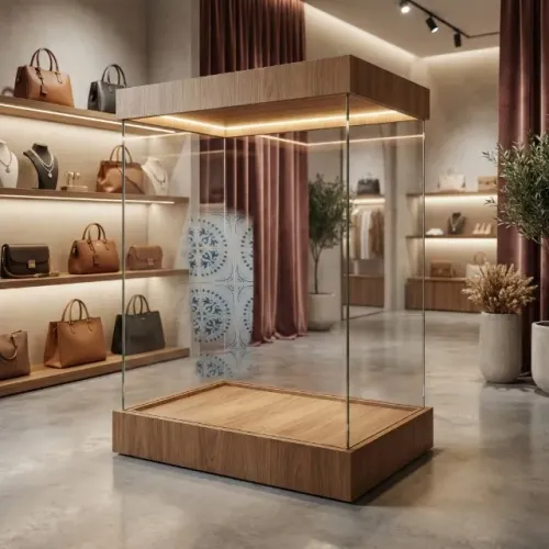 Vitrine Expositora Grande de Vidro - Ideal p/ Lojas - Venda Nova/BH