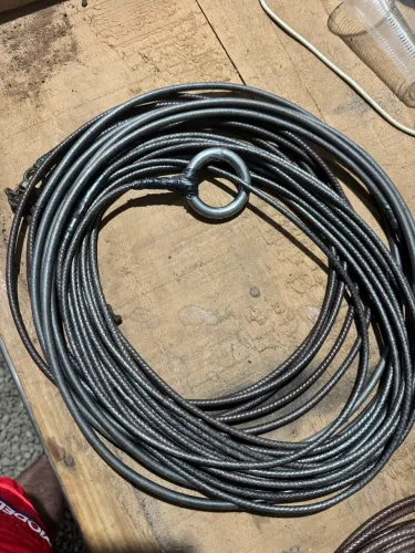 Laço sintético com as rodilhas vulcanizadas