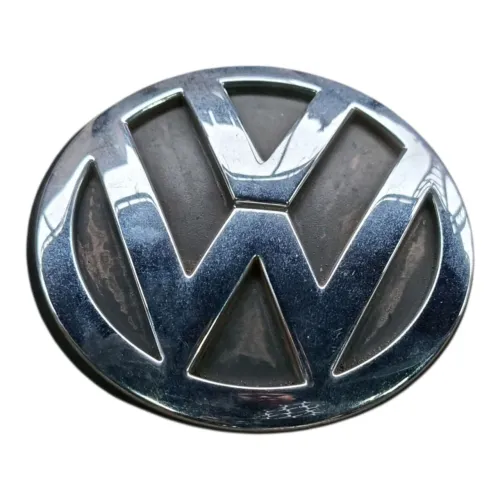Emblema Tampa Traseira Vw Gol 1999 2007 Prata