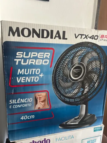 Ventilador mondial 40cm 8 pás 