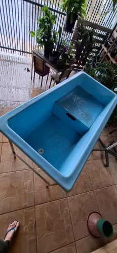 Banheira Grande em Fibra para Banho e tosa