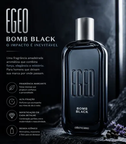 Boticário Egeo Bomb Black 
