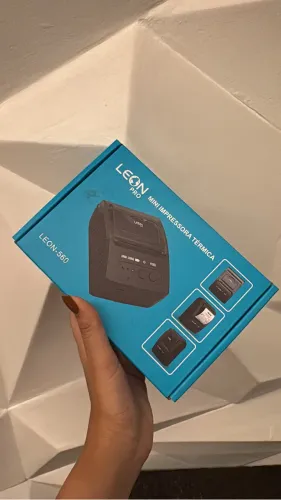 Mini Impressora Térmica Leon Pro LEON-560 Bluetooth - Nova