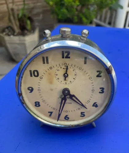 Relógio Despertador Vintage Aladin De Luxe