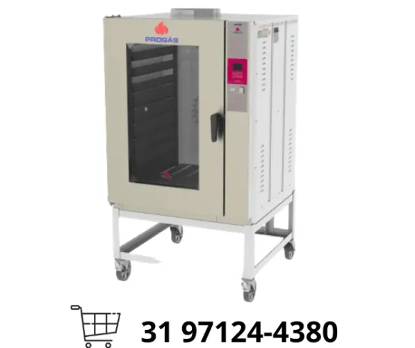 Forno Turbo 10 Esteiras a Gás Progas Novo