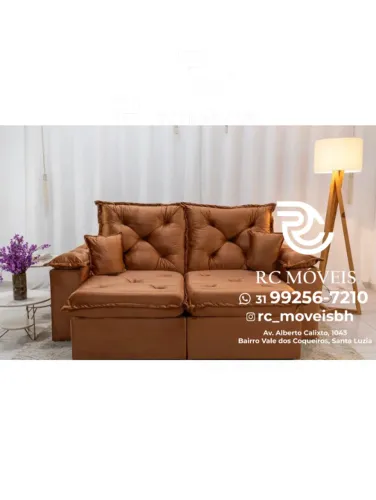 Sofá Londres Retrátil e Reclinável 2,00m - Ideal para Espaços Compactos