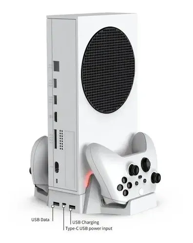 Suporte vertical com cooler e carregador de controle Xbox Series S