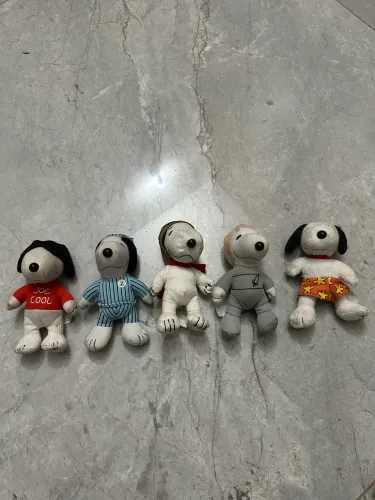 Coleção Snoopy McDonald?s 2001 5 unidades
