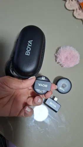 Microfone lapela boya
