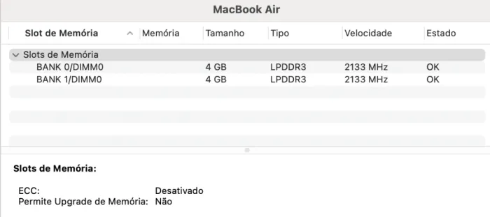 Macbook Air 2018 Retina 13' 1,6 GHz Intel Core i5 Dual-Core 8gb RAM 128GB SSD