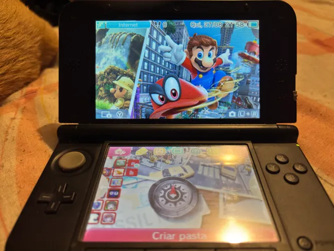 Nintendo 3DS XL Vermelho Desbloqueado