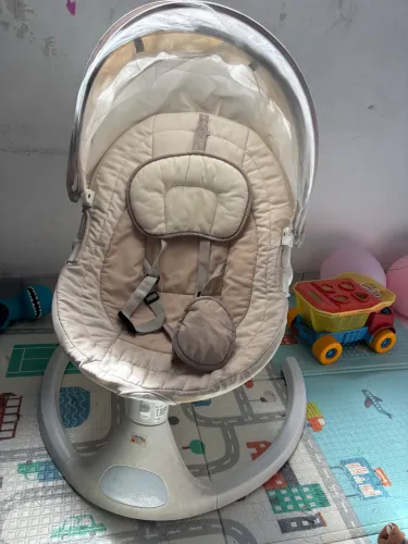 Baby Style Cadeirinha De Balanço Automática 70x65cm Branca