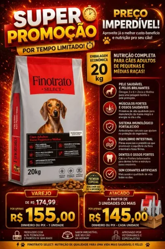 Ração Premium especial Special finotrato select , PROMOÇÃO,  fazemos entregas em todo DF 