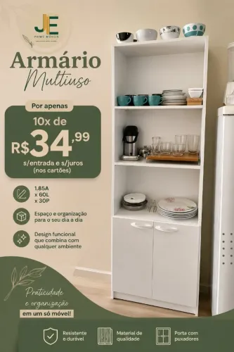 Armário multiuso já com entrega