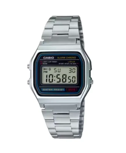 Relógio Casio Vintage A158WA-1DF Prata