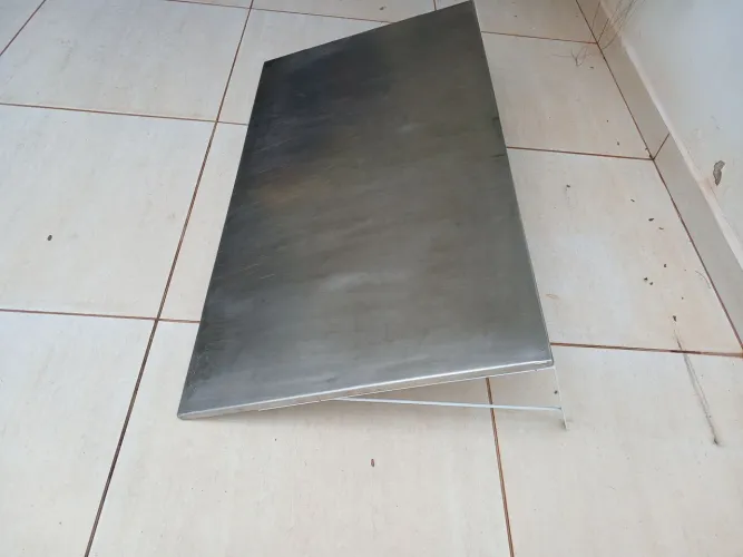 Mesa/prateleira inox 107x65