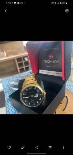 RELOGIO OSTENTAÇÃO SERIE ouro TECHNOSTechnos