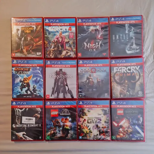 LOTE DE JOGOS PS4