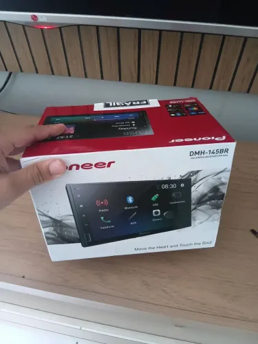 Pioneer DMH-145BR Original - Multimídia 2 DIN - NOVA LACRADA