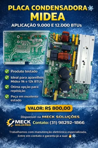 Placa condensadora Midea