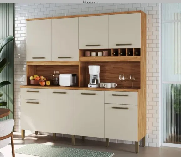 Armário de cozinha Cabernet 100% MDF