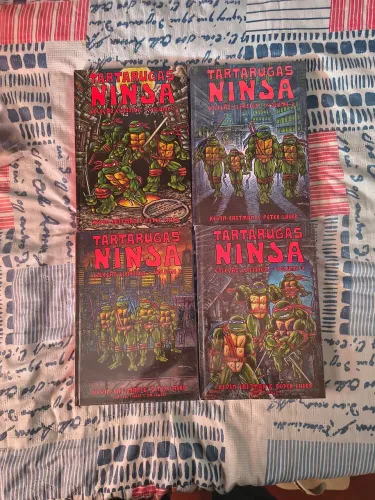 Tartarugas ninja coleção clássica (pipoca e nanquim): 1 a 4