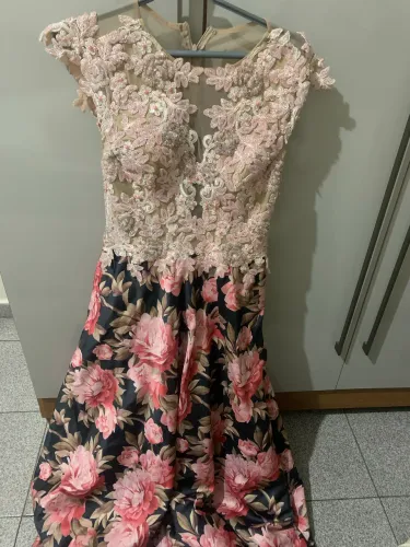 Vestido Bordado Longo