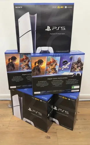 PS5 slim mídia Digital LACRADO