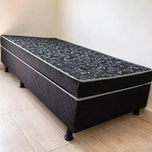 Cama box solteirão - Espuma Celada 10cm.