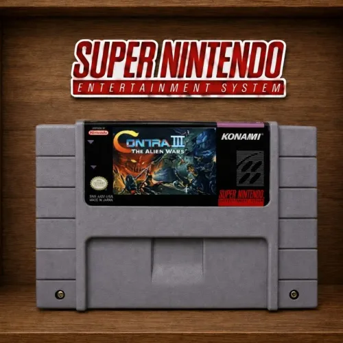 Jogo fita contra 3 super Nintendo snes repro 