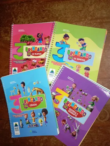 Coleção de livros editora Brasil brincando 3 ano