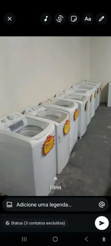 Maquina de lavar pronta pra uso. Entraremos grátis