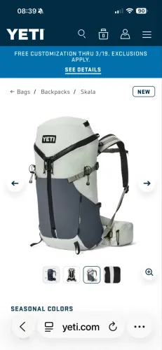 Mochila yeti