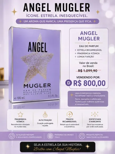 Angel Mugler Eau de Parfum 100ml Original Lacrado