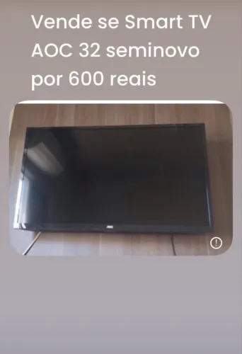 Vende se Smart TV AOC 32 nova