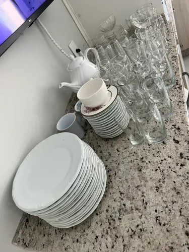 Lote de louças, copos, taças