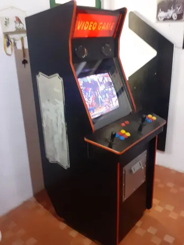 Maquina de Fliperama Original Da Década De 90 Com Ficheiro Tela de Tubo Crt