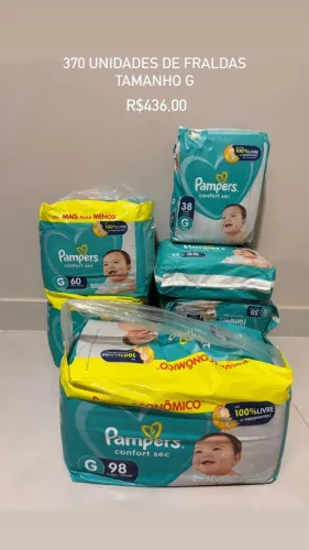 Vendo fraldas Pampers (ver descrição)