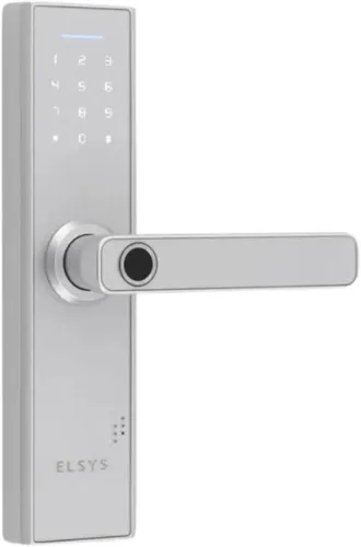 Fechadura Digital Elsys ESF-DE2000B Prata com Biometria e Senha