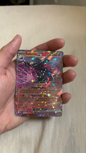 Carta Pokémon Salazzle ex (número 016/088) da expansão Equilíbrio Perfeito
