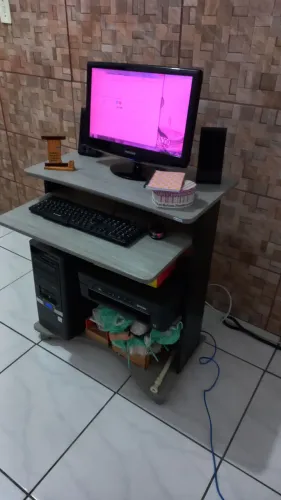 Computador completo com mesa e impressora!!